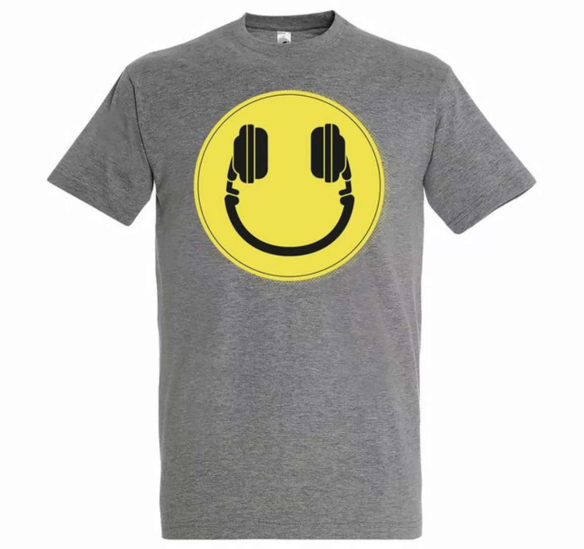 Youth Designz T-Shirt Smile DJ Headset Herren T-Shirt mit lustigem Smiley F günstig online kaufen