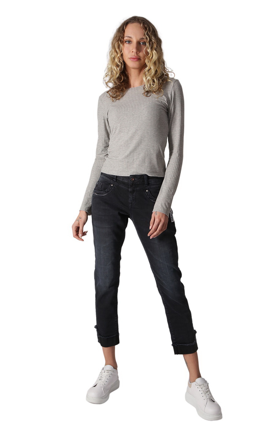 M.O.D. Damen 7/8 Jeans RITA - Regular Fit - Blau - Melting Blue günstig online kaufen