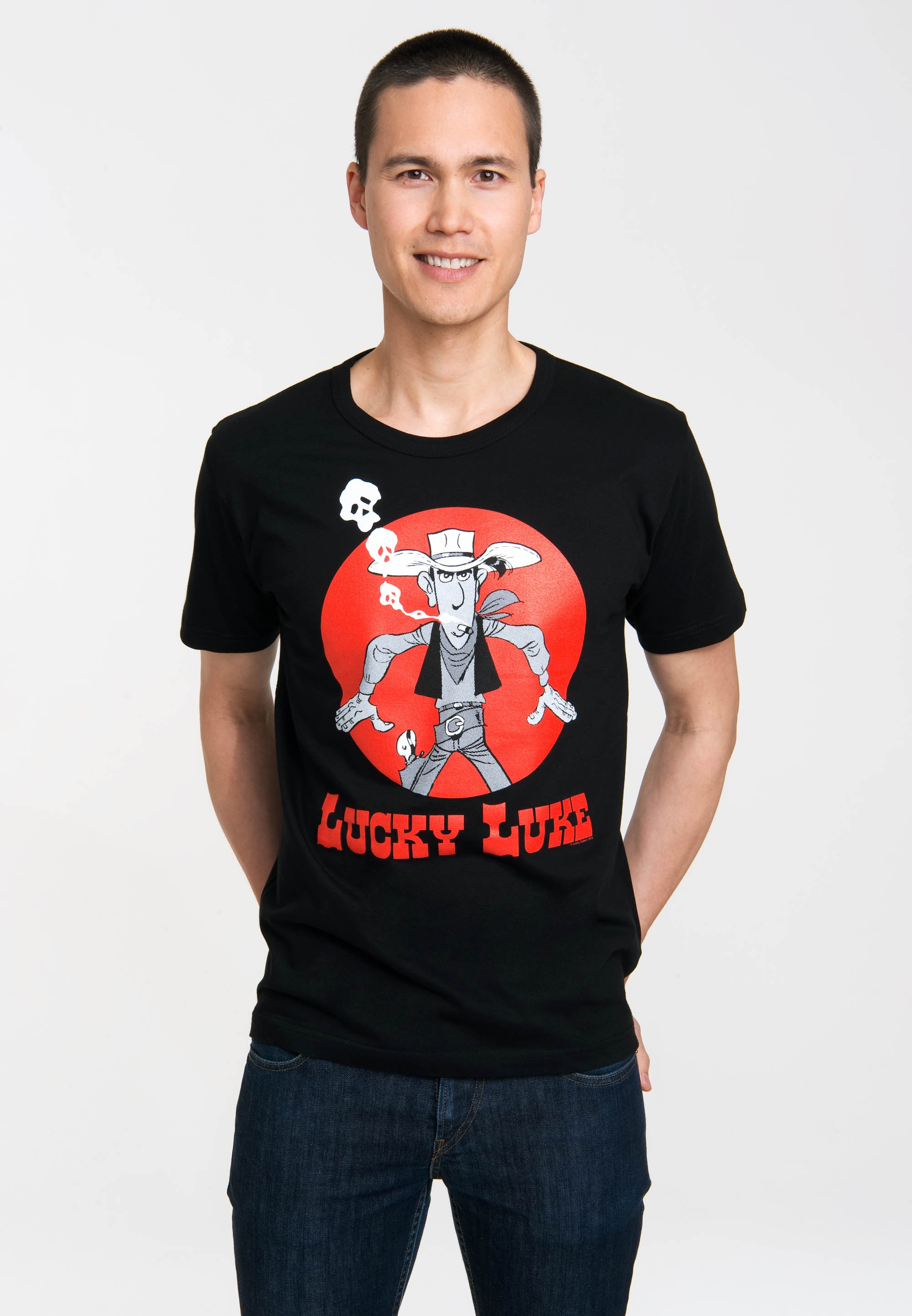 LOGOSHIRT T-Shirt "Lucky Luke - Daisy Town" günstig online kaufen