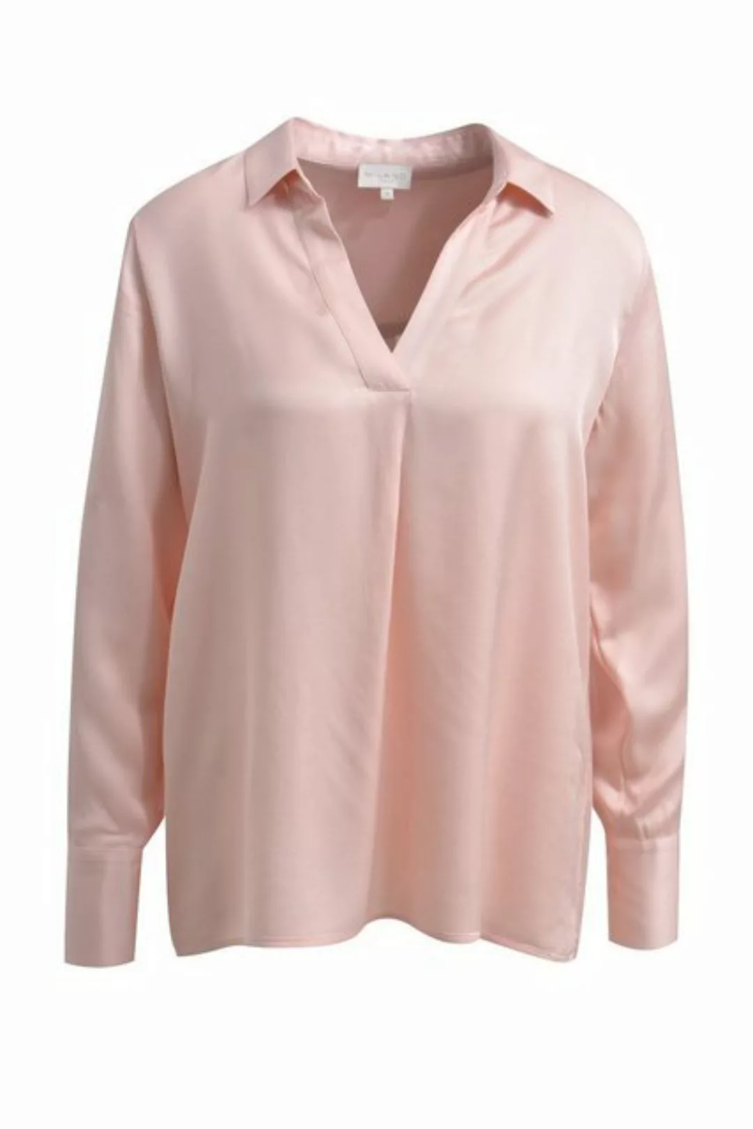 Milano Italy Druckbluse V-Neck Blouse, pleat at cf and 1/1 sleeves günstig online kaufen