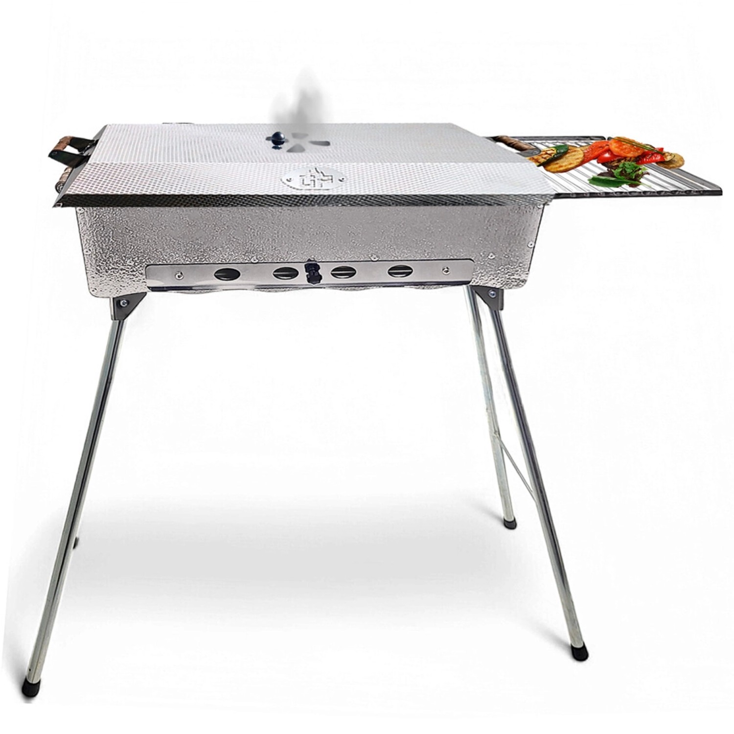 Grillpeter Schaschlikgrill Astana Deluxe Mangal aus Rostfreiem Edelstahl mi günstig online kaufen