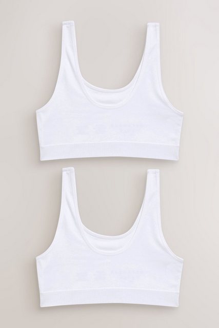 Next Crop-Top Nahtlose Kurztops mit U-Ausschnitt, 2er-Pack (2-tlg) günstig online kaufen