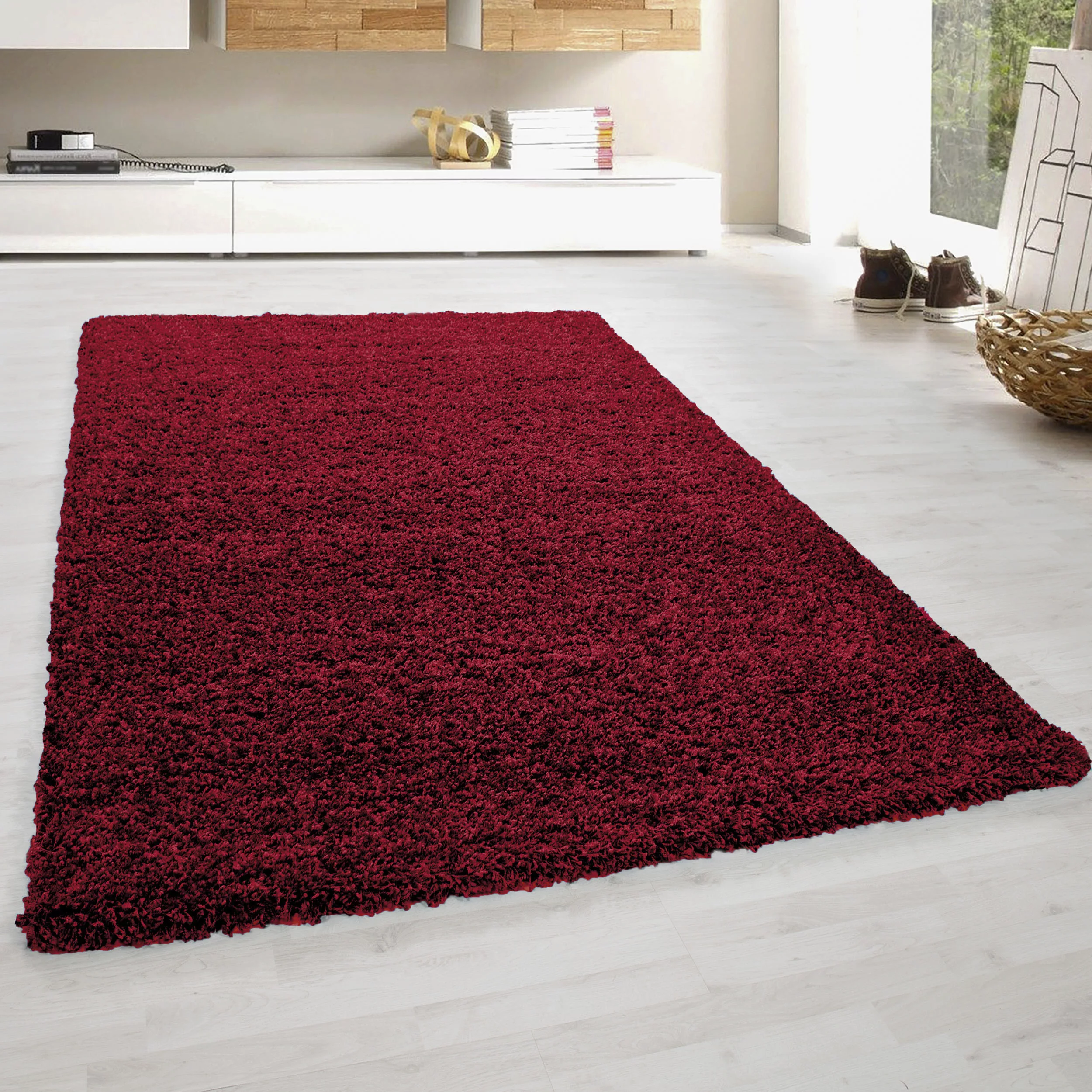 Bruno Banani Hochflor-Teppich Shaggy Soft, rechteckig, günstig online kaufen