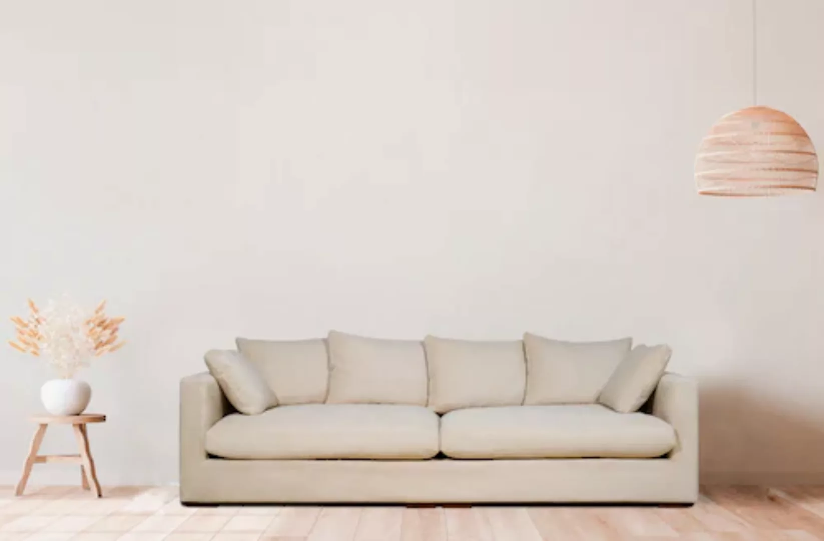 Home affaire Big-Sofa »Coray«, extra weich und kuschelig, Füllung mit Feder günstig online kaufen