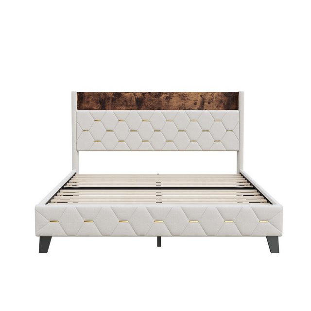 IDEASY Polsterbett Doppelbett, Queen-Size-Bett, 160 x 200 cm, (Stauraum am günstig online kaufen
