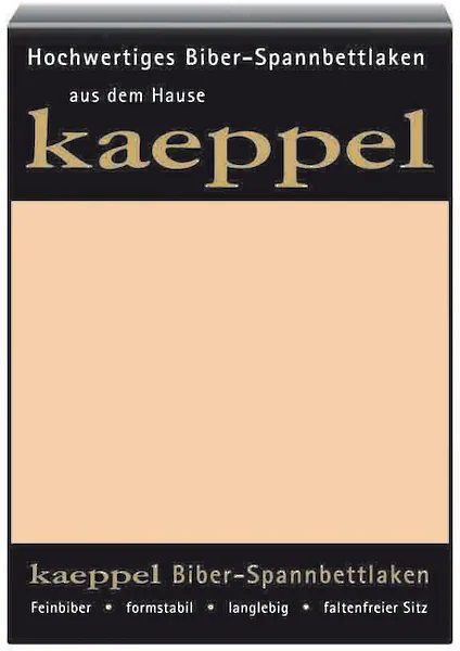 Kaeppel Spannbettlaken »Spannbettlaken Biber«, 100% Baumwolle, kuschelig we günstig online kaufen