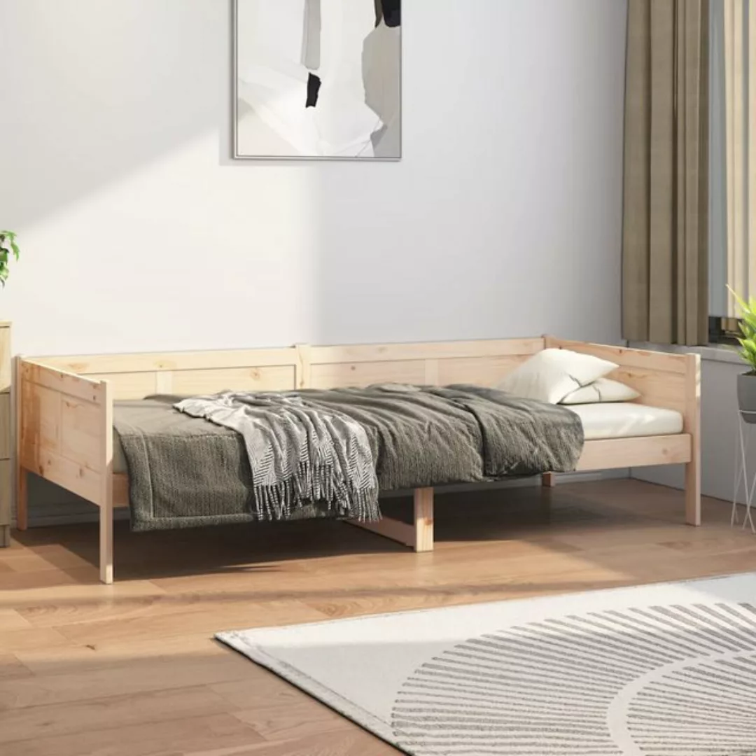 vidaXL Bett Tagesbett Massivholz Kiefer 90x190 cm günstig online kaufen