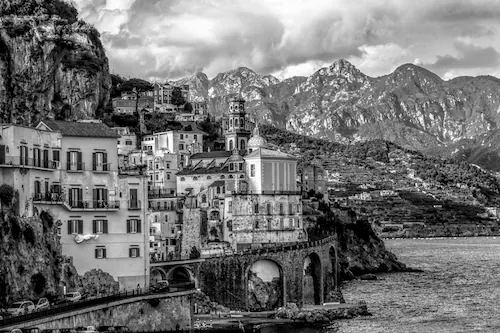 Papermoon Fototapete »ATRANI AMALFI-ITALIEN RETRO« günstig online kaufen