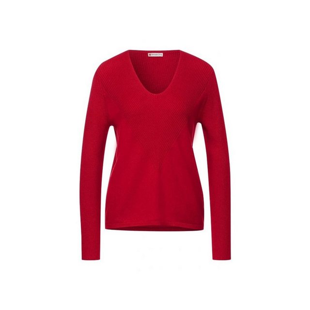 STREET ONE Longpullover rot regular fit (1-tlg) günstig online kaufen