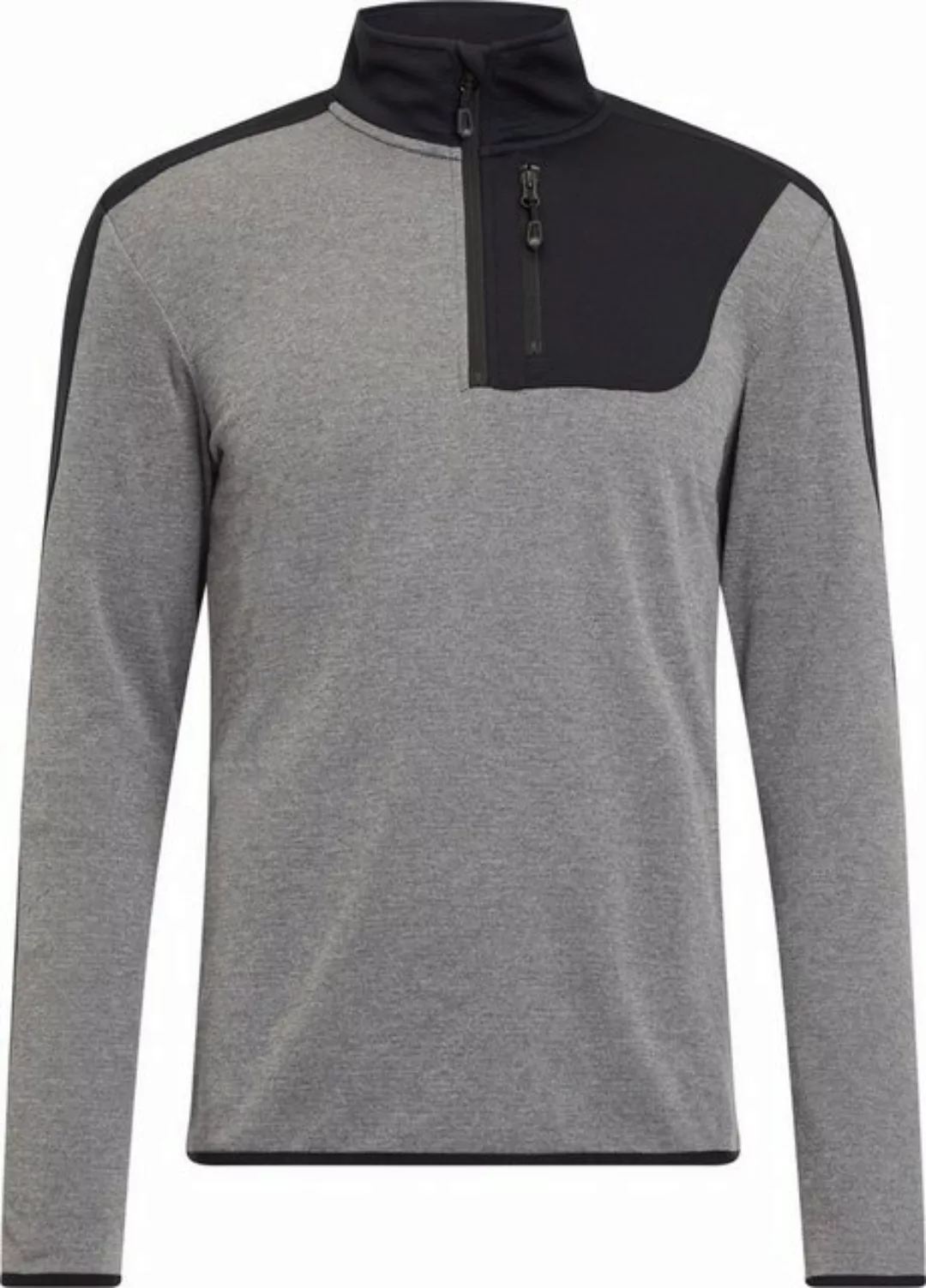 McKINLEY Fleecepullover He.-Shirt Blake ux 903 MELANGE/BLACK NIGHT günstig online kaufen