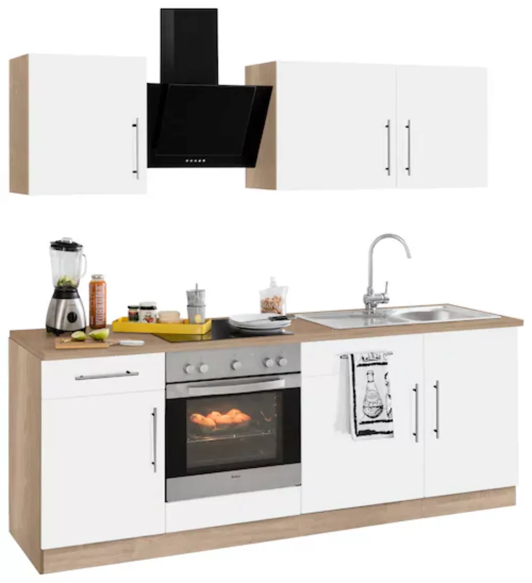 wiho Küchen Küchenzeile »Cali«, ohne E-Geräte, Breite 220 cm günstig online kaufen