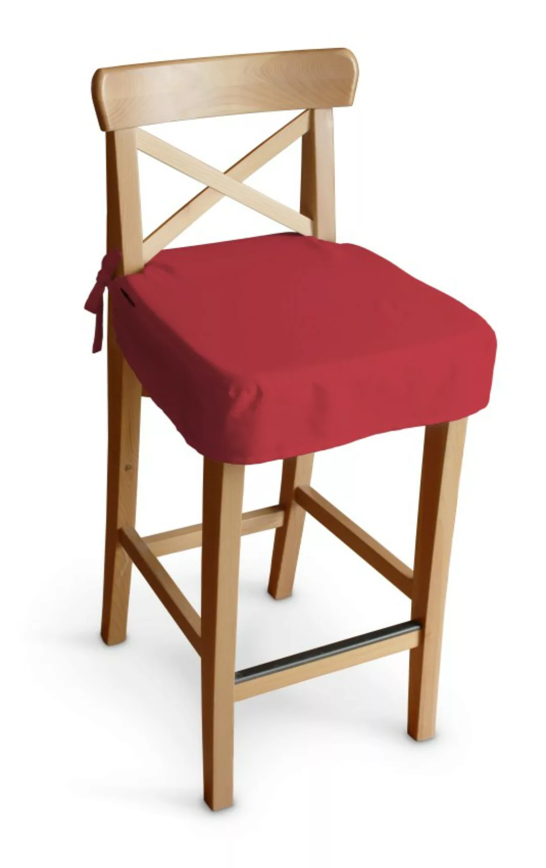 Sitzkissen für Barhocker Ingolf, rot, Barstuhl  Ingolf, Quadro (136-19) günstig online kaufen