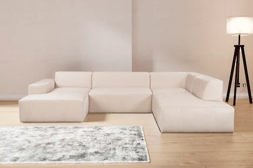 INOSIGN Wohnlandschaft "Zeus U-Form", Curvy Trend Wohnlandschaft mit urbane günstig online kaufen