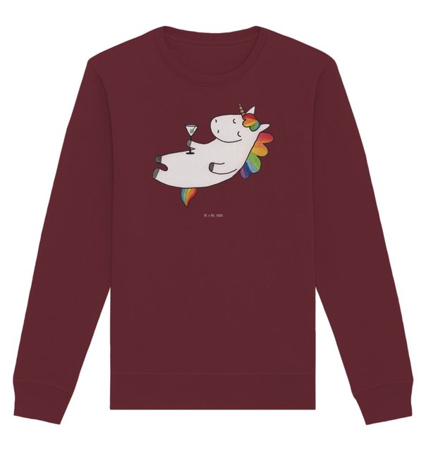 Mr. & Mrs. Panda Longpullover Größe L Einhorn Cocktail - Burgundy - Geschen günstig online kaufen