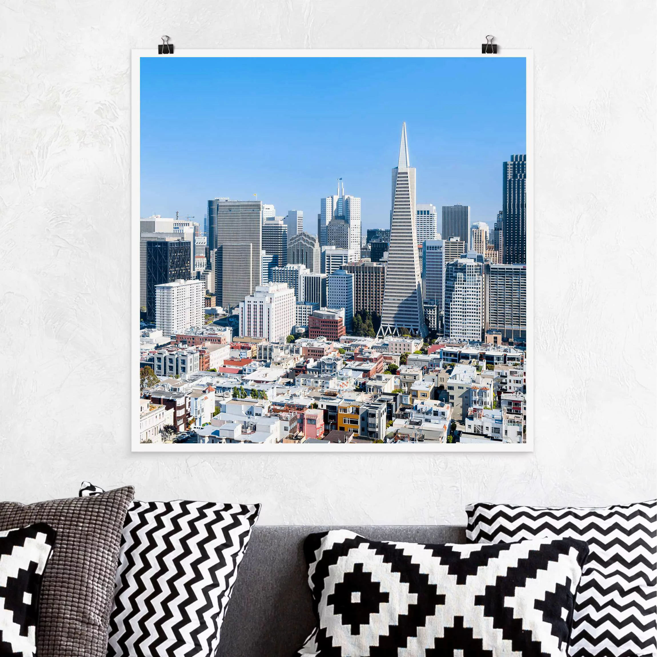 Poster San Francisco Skyline günstig online kaufen