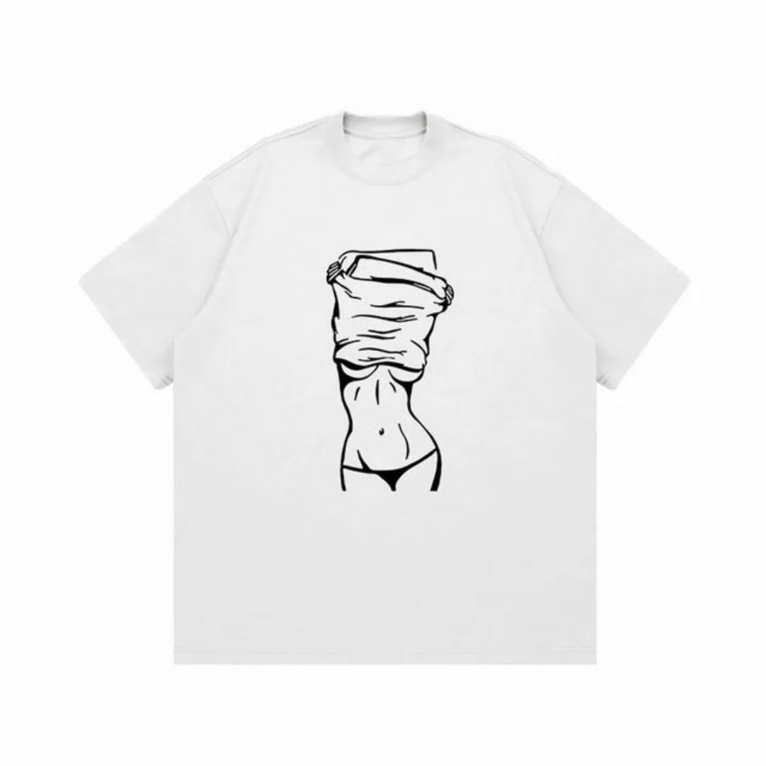 YRIIOMO T-Shirt Mode vielseitig kurzärmeliges T-Shirt Herren Sommer locker günstig online kaufen