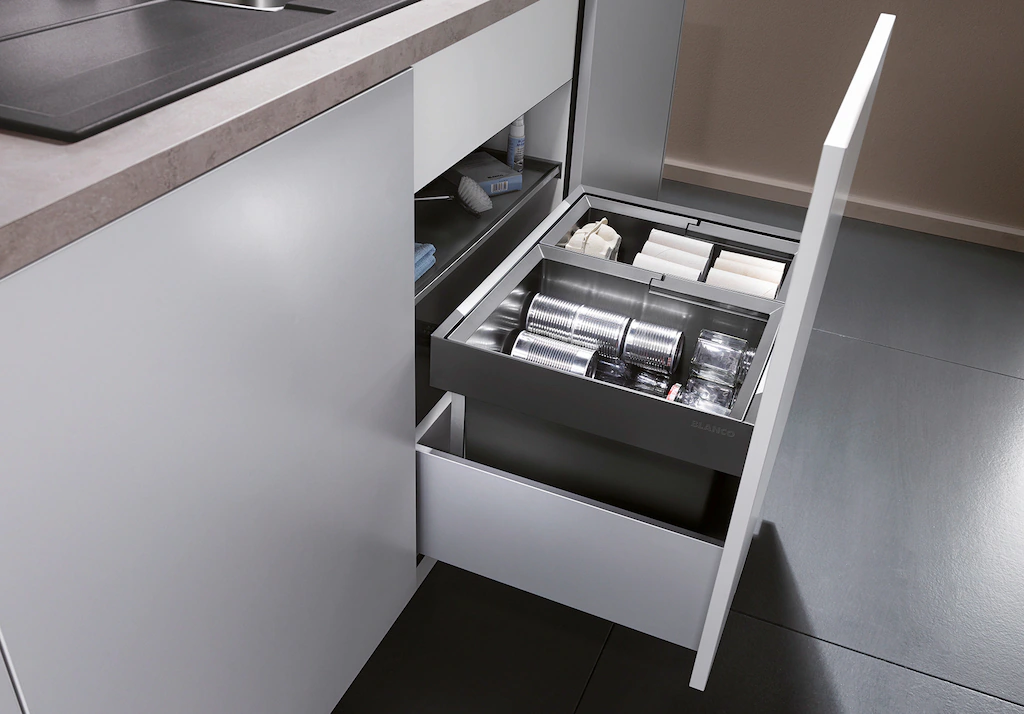 Blanco Mülltrennsystem »Flexon II 60/2«, 2 Behälter, Kunststoff, Stahlblech günstig online kaufen