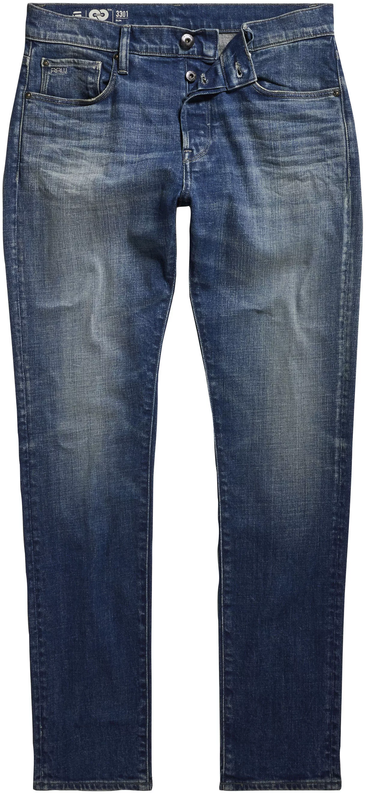 G-Star RAW Slim-fit-Jeans "3301 Slim" günstig online kaufen