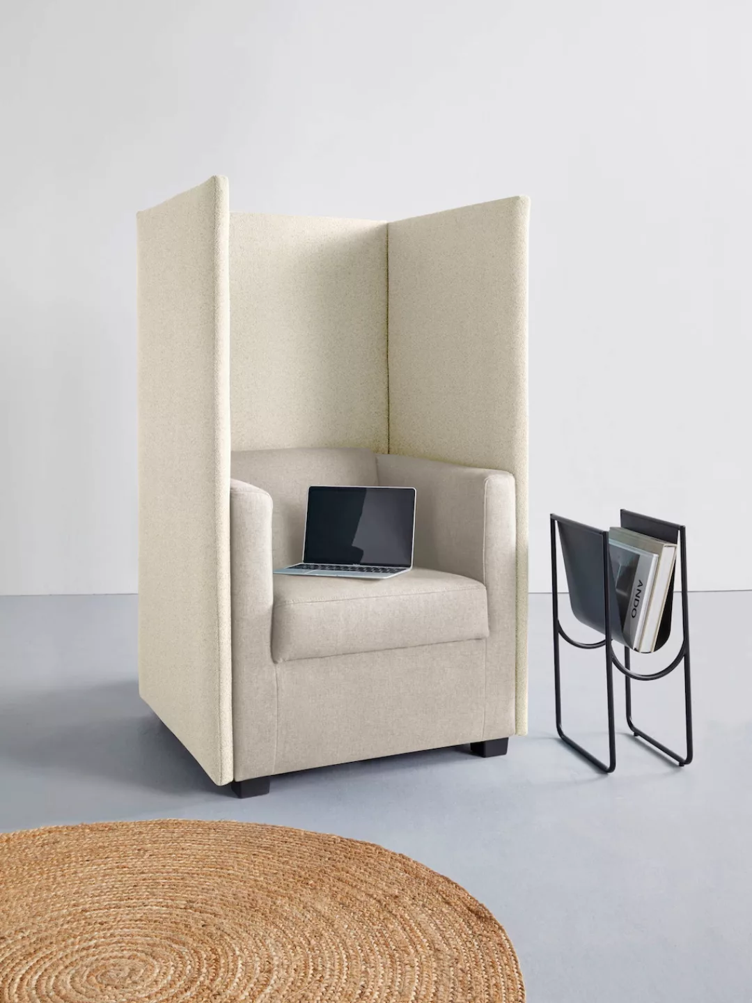 DOMO collection Sessel "Kea", mit praktischem Sichtschutz, Breite 80 cm günstig online kaufen