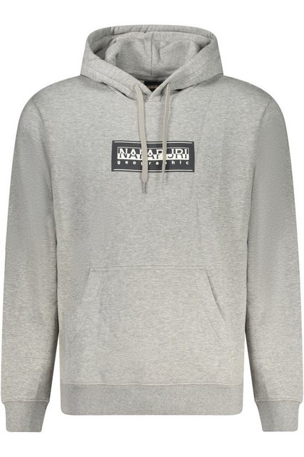 Napapijri Sweatshirt Grauer Herren Hoodie: Gefütterter Pullover mit günstig online kaufen