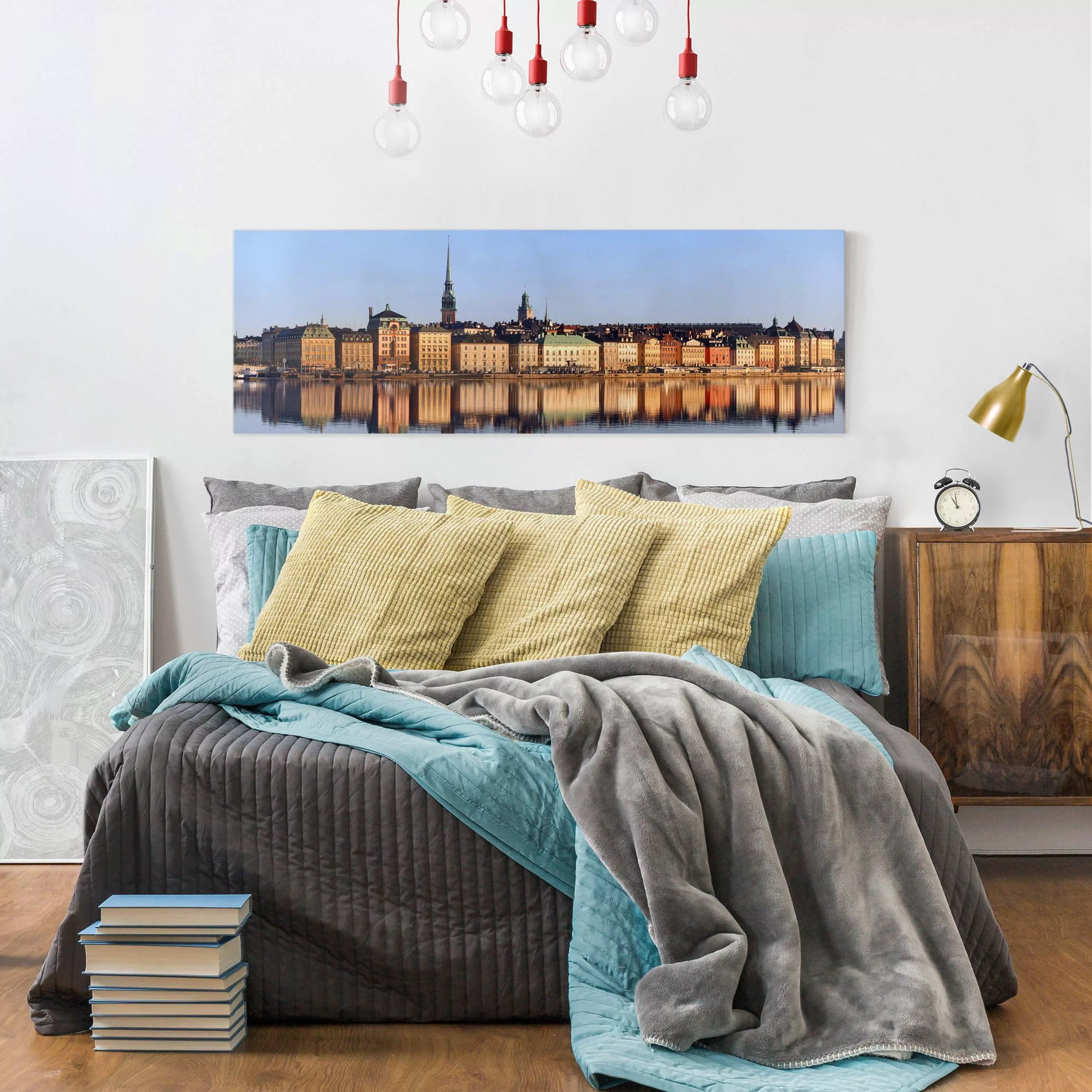 Leinwandbild Architektur & Skyline - Panorama Stockholm Skyline günstig online kaufen