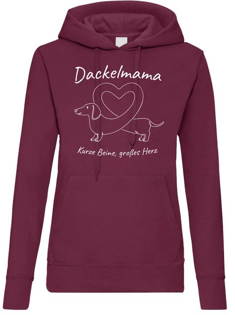 Youth Designz Kapuzenpullover Dackelmama Hunde Mama Damen Hoodie Pullover m günstig online kaufen