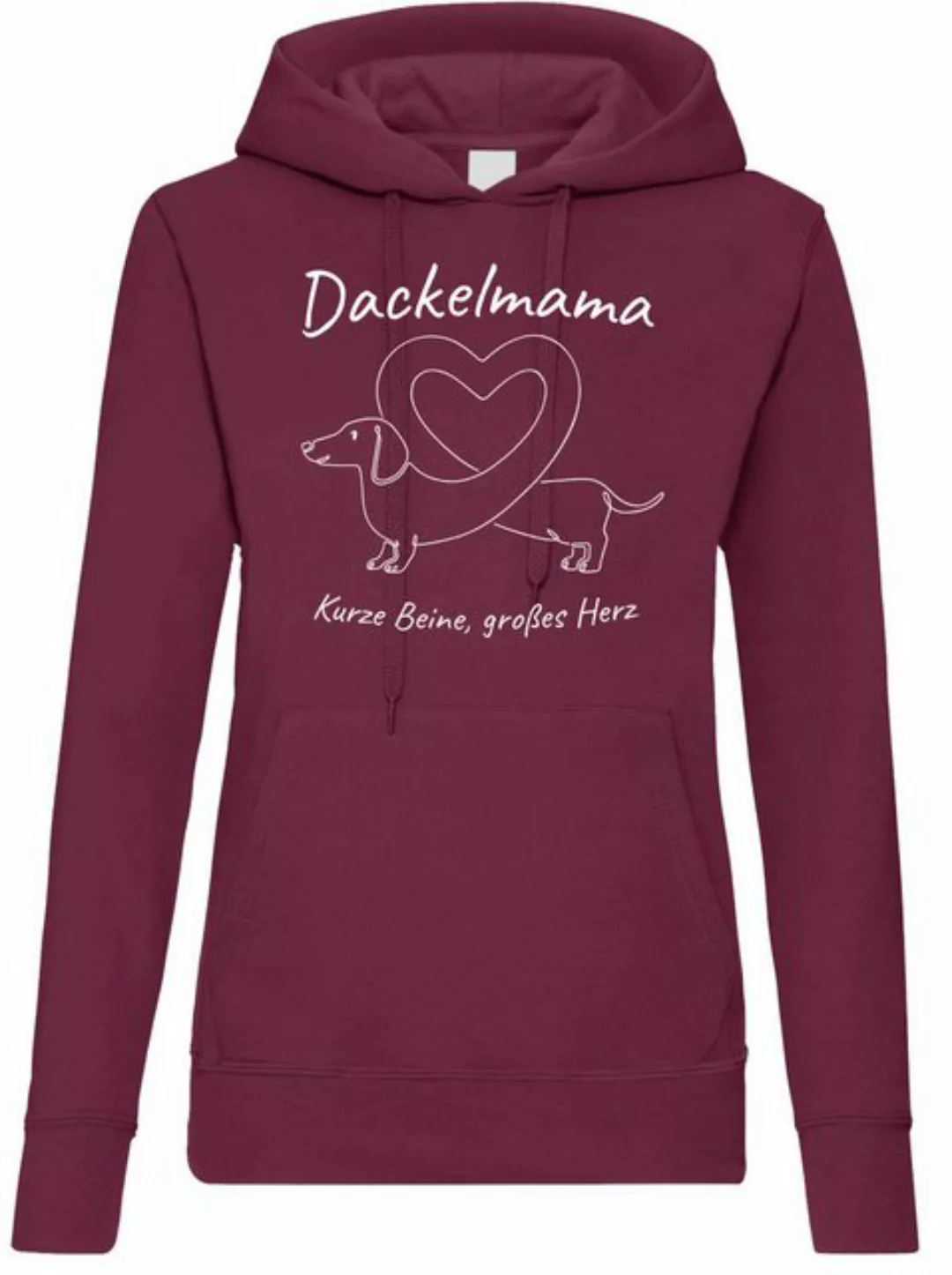 Youth Designz Kapuzenpullover Dackelmama Hunde Mama Damen Hoodie Pullover m günstig online kaufen