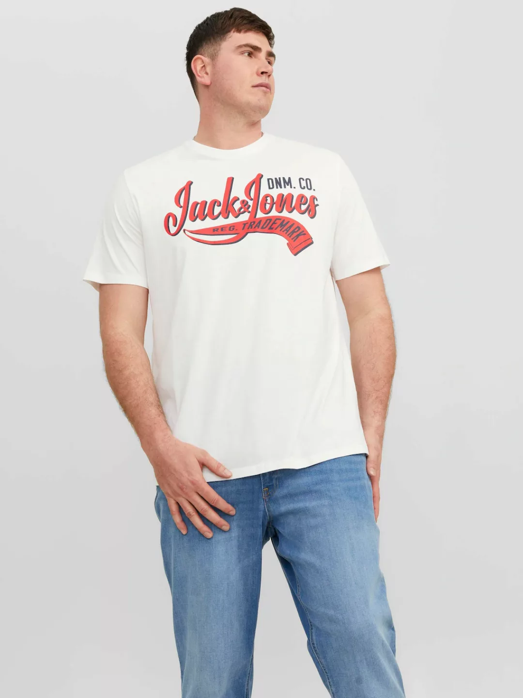 Jack & Jones PlusSize Rundhalsshirt JJELOGO TEE SS O-NECK 2 COL 23/24 PLS günstig online kaufen