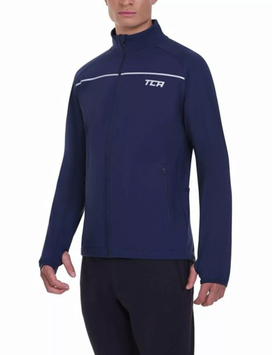 TCA Fahrradjacke TCA Herren Thermojacke - Dunkelblau günstig online kaufen