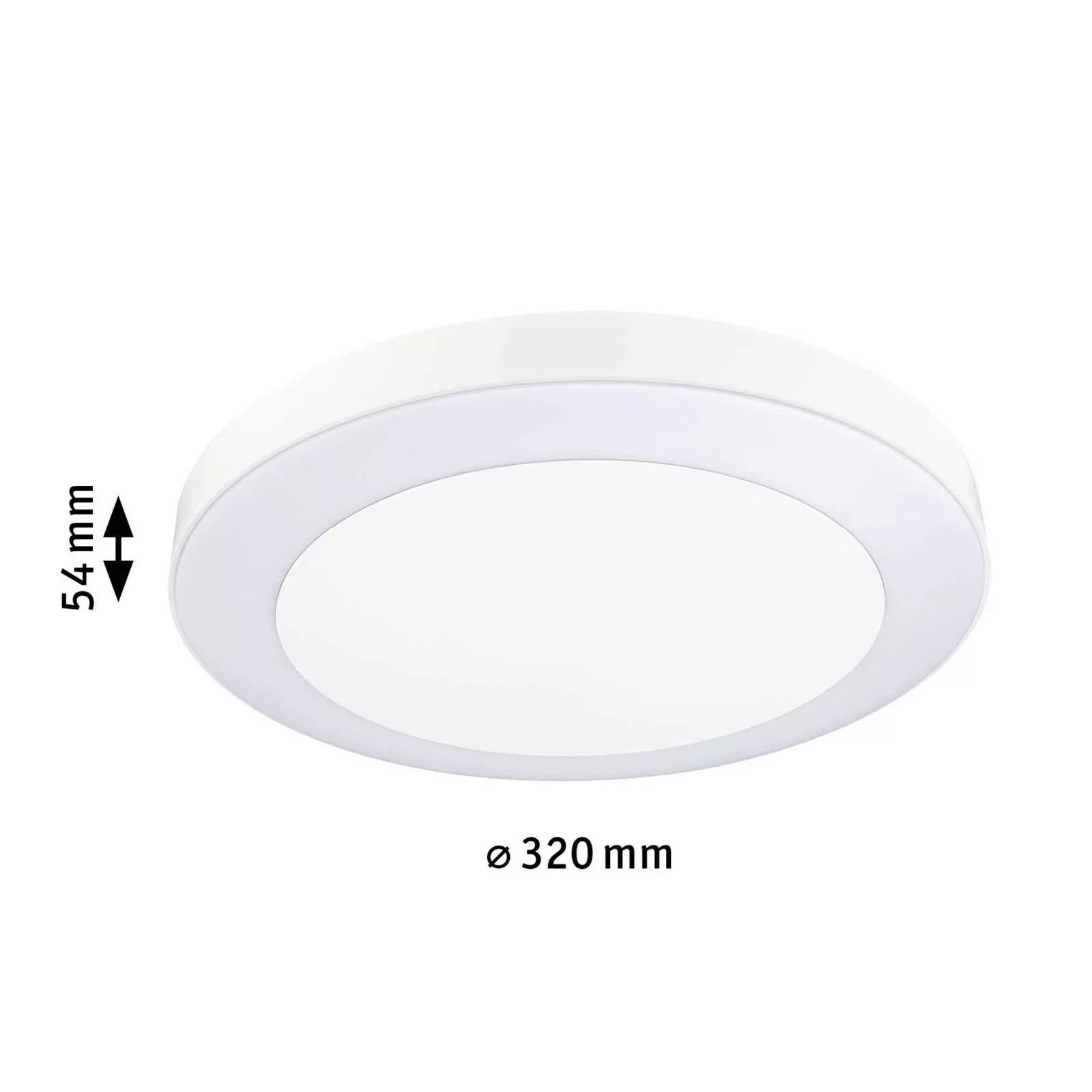 LED Deckenleuchte Circula in Beige 14W 1800lm IP44 mit Bewegungsmelder und günstig online kaufen