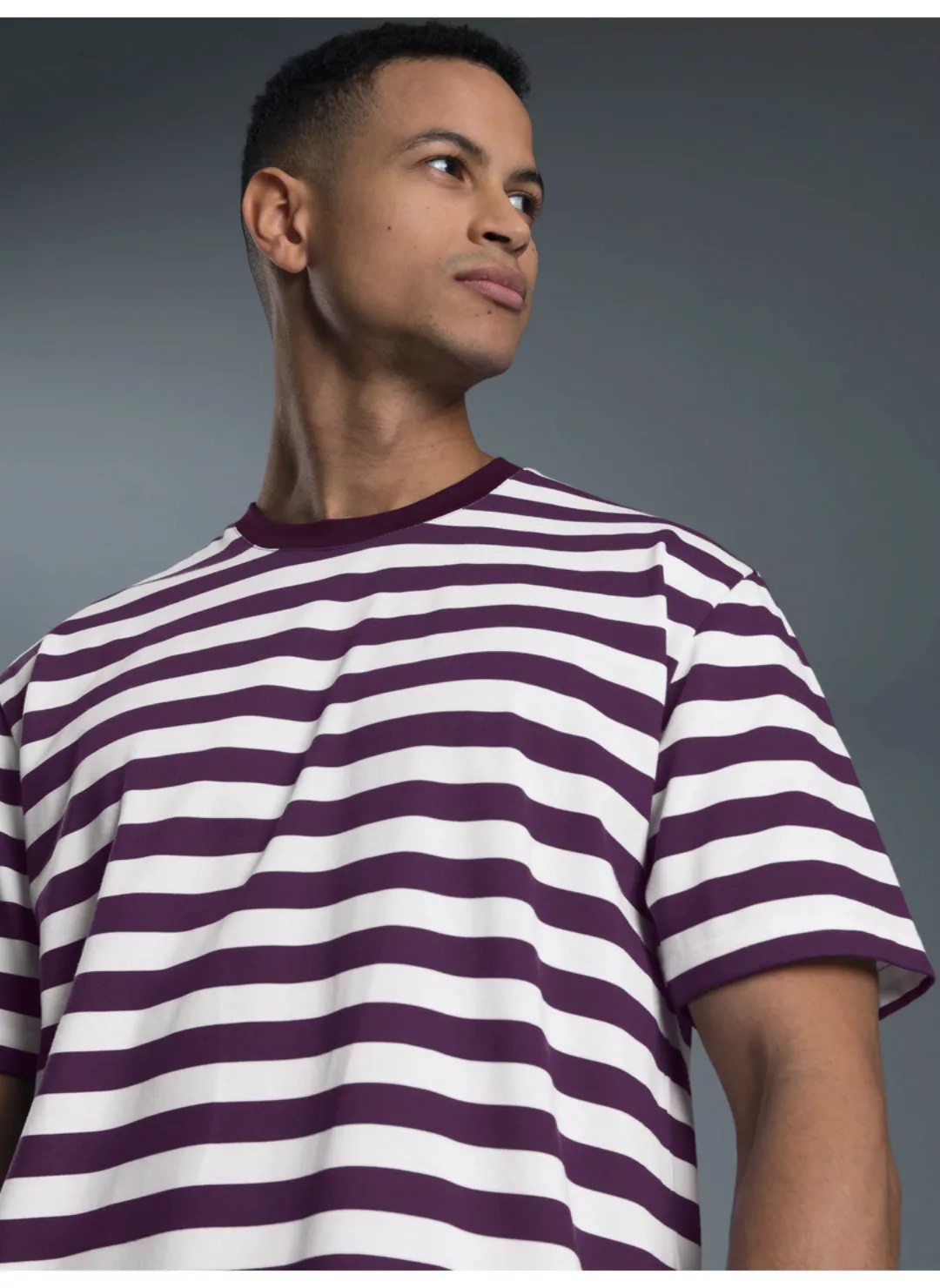Trigema T-Shirt "TRIGEMA Heavy T-Shirt mit Ringelmuster", (1 tlg.) günstig online kaufen