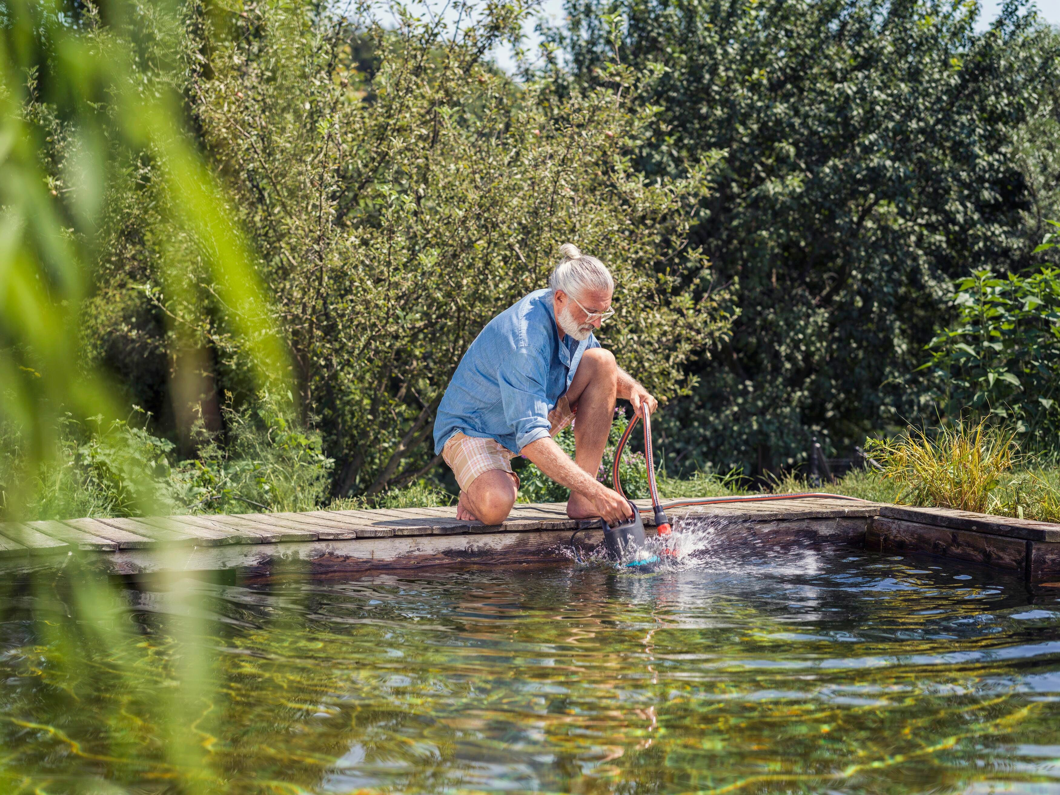GARDENA Schmutzwasserpumpe Tauchpumpe 9000, 9040-20, 9000 günstig online kaufen