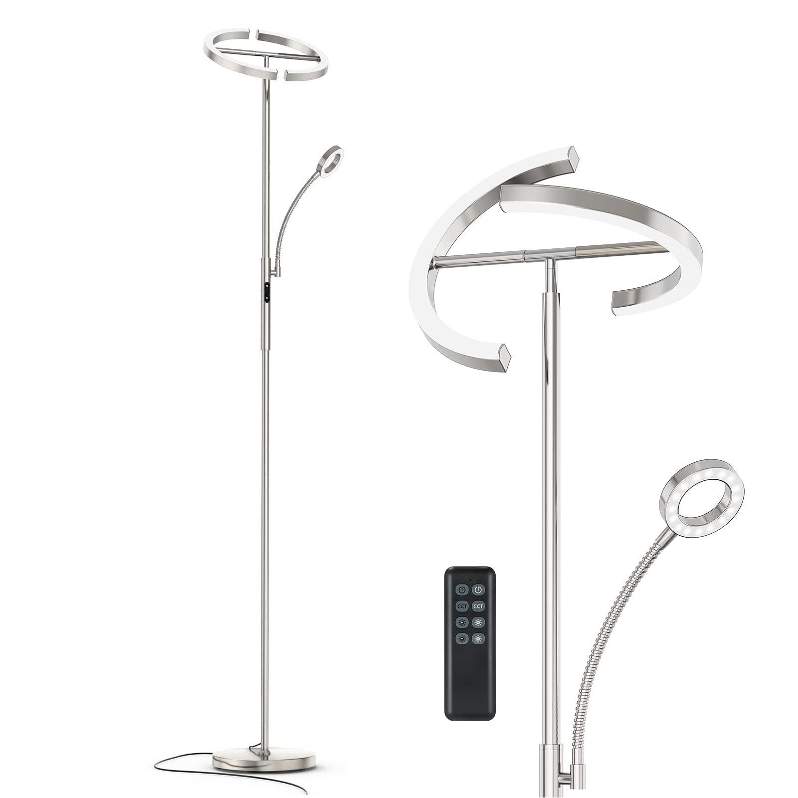Auralum LED Stehlampe 20W+7W LED Stehleuchte günstig online kaufen