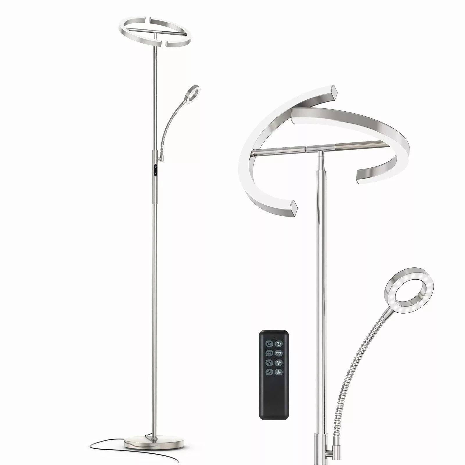 Auralum LED Stehlampe 20W+7W LED Stehleuchte günstig online kaufen