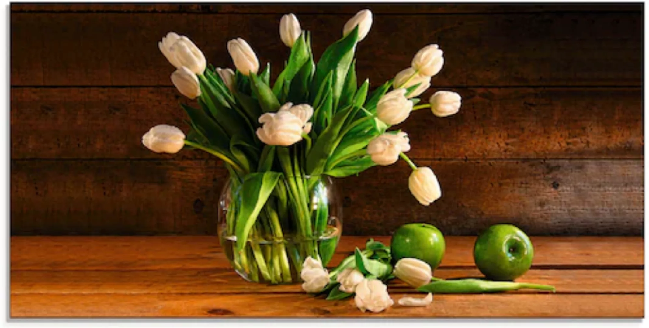 Artland Glasbild "Tulpen in Glasvase", Blumen, (1 St.), in verschiedenen Gr günstig online kaufen