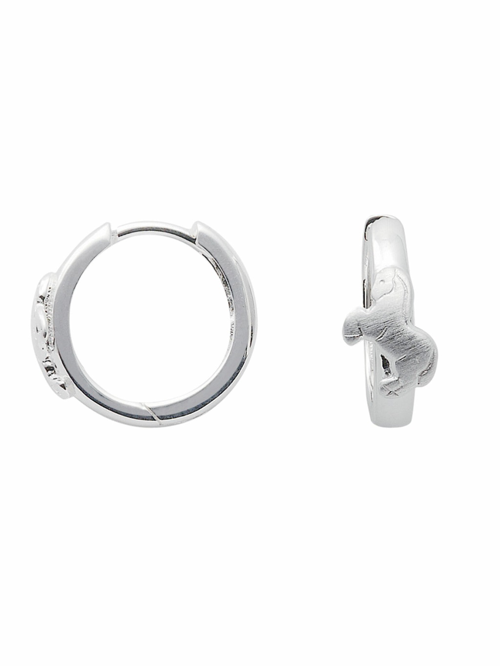 Adelia´s Paar Ohrhänger "1 Paar 925 Silber Ohrringe / Creolen Pferd Ø 14 mm günstig online kaufen