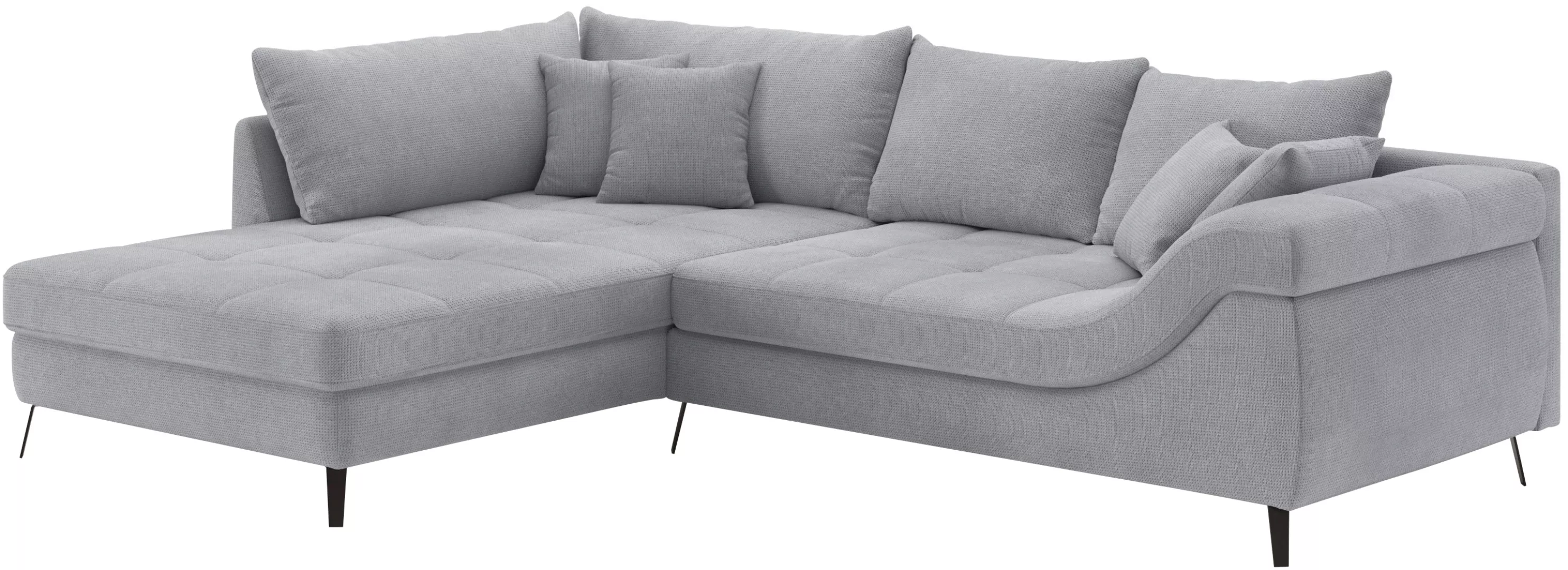 Mr. Couch Ecksofa "Portofino, L-Form", Mit Kaltschaumpolsterung, bis 140 kg günstig online kaufen