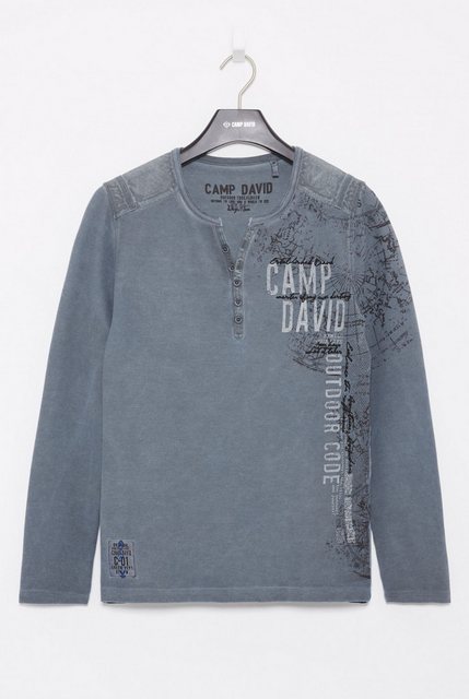 CAMP DAVID Langarmshirt günstig online kaufen