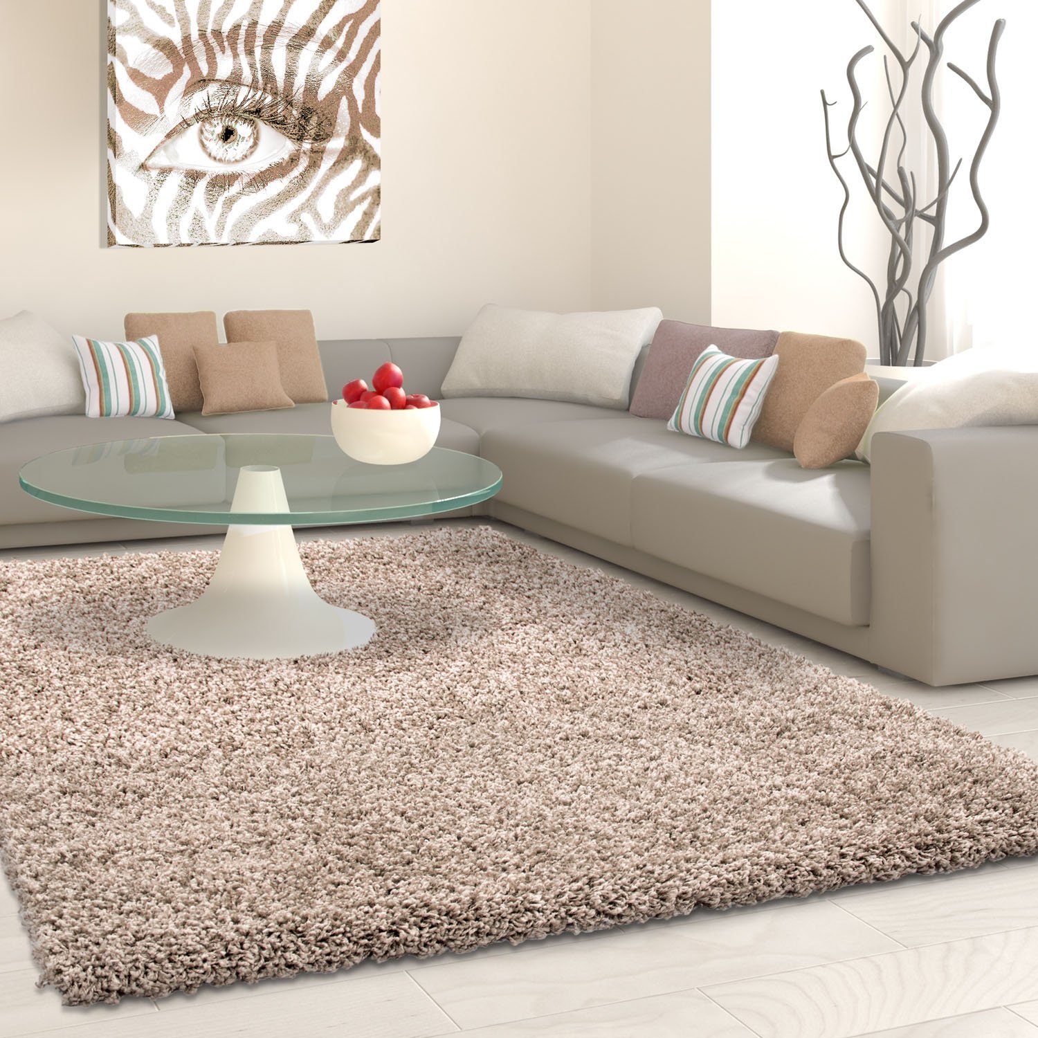 Ayyildiz Teppiche Hochflor-Teppich »Life Shaggy 1500«, rechteckig, 30 mm Hö günstig online kaufen