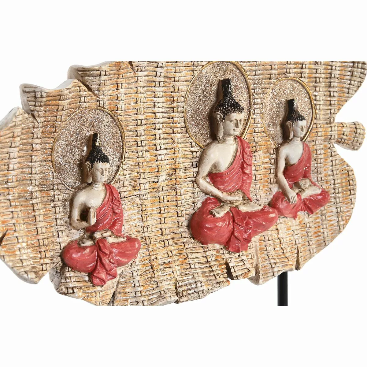 Deko-figur Dkd Home Decor Rot Metall Buddha Grün Harz Orientalisch (38 X 6 günstig online kaufen