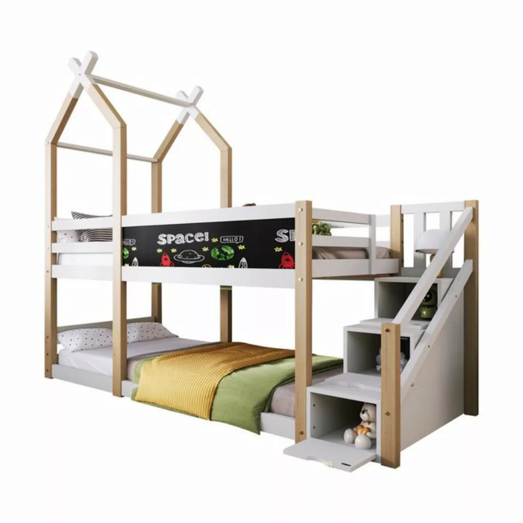 autolock Kinderbett Kinderbett,Hochbett Baumhaus mit Tafel,Speicherung und günstig online kaufen