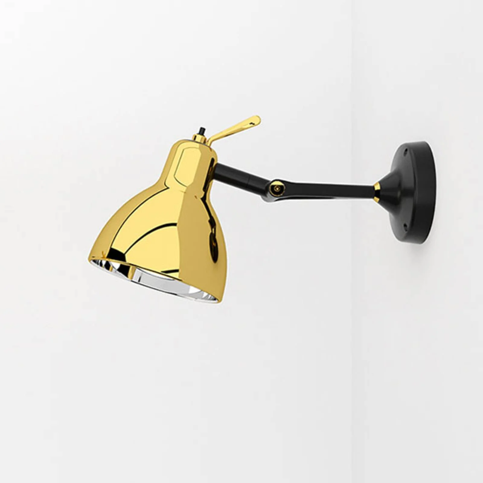 Rotaliana Luxy H0 Glam Wandlampe schwarz/gold günstig online kaufen