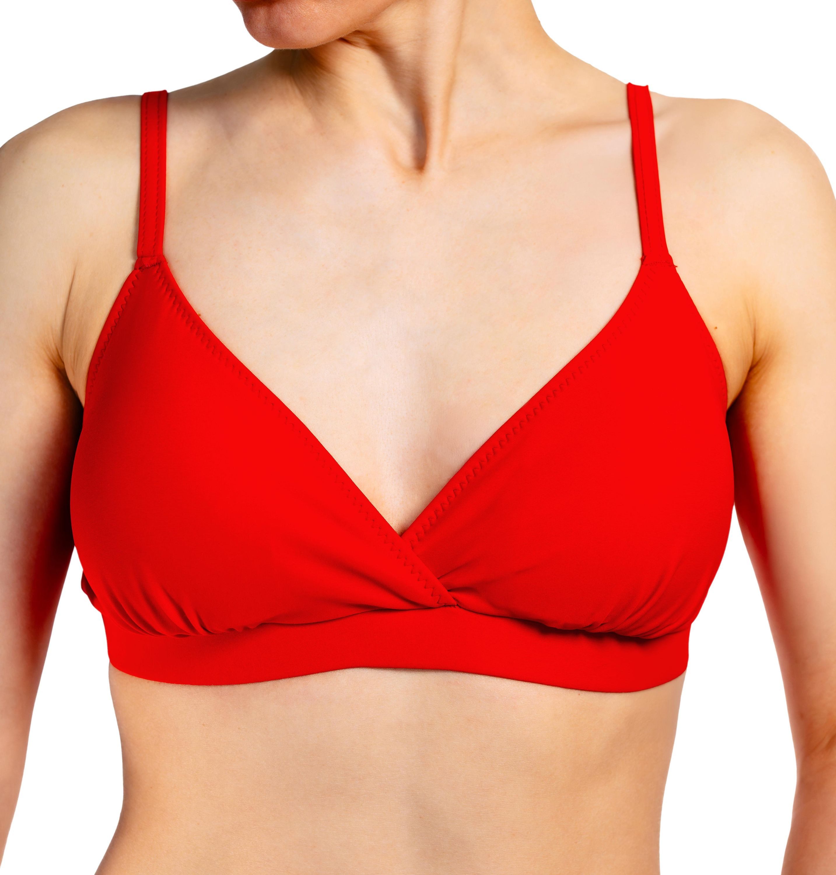 Aquarti Triangel-Bikini Bikini Oberteil Neckholder Push günstig online kaufen