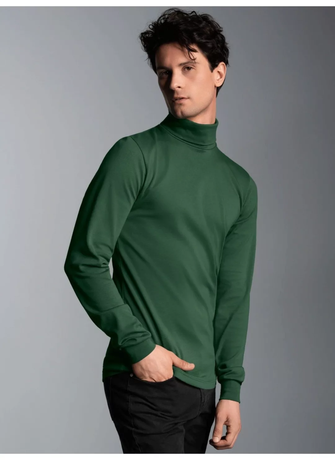 Trigema Rollkragenshirt "TRIGEMA Langarm Ski- und Sport-Rollkragenpullover" günstig online kaufen