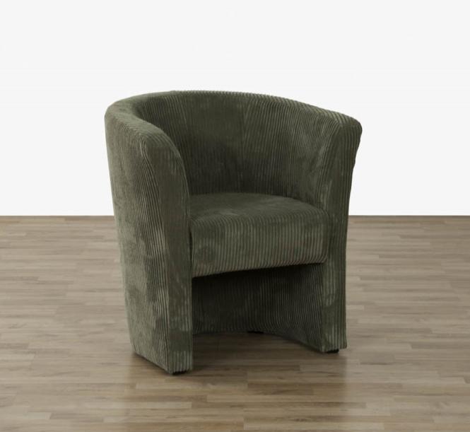 Sessel ca. 75x83x67 Cord Grün günstig online kaufen