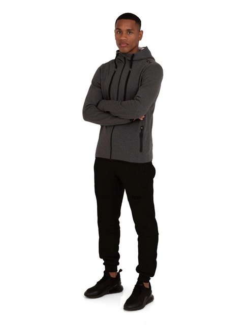 TCA Trainingspullover TCA Herren Hoodie mit Kapuze und Reißverschluss - Gra günstig online kaufen