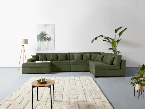 Guido Maria Kretschmer Home&Living Wohnlandschaft Skara, Lounge-Sofa mit Fe günstig online kaufen