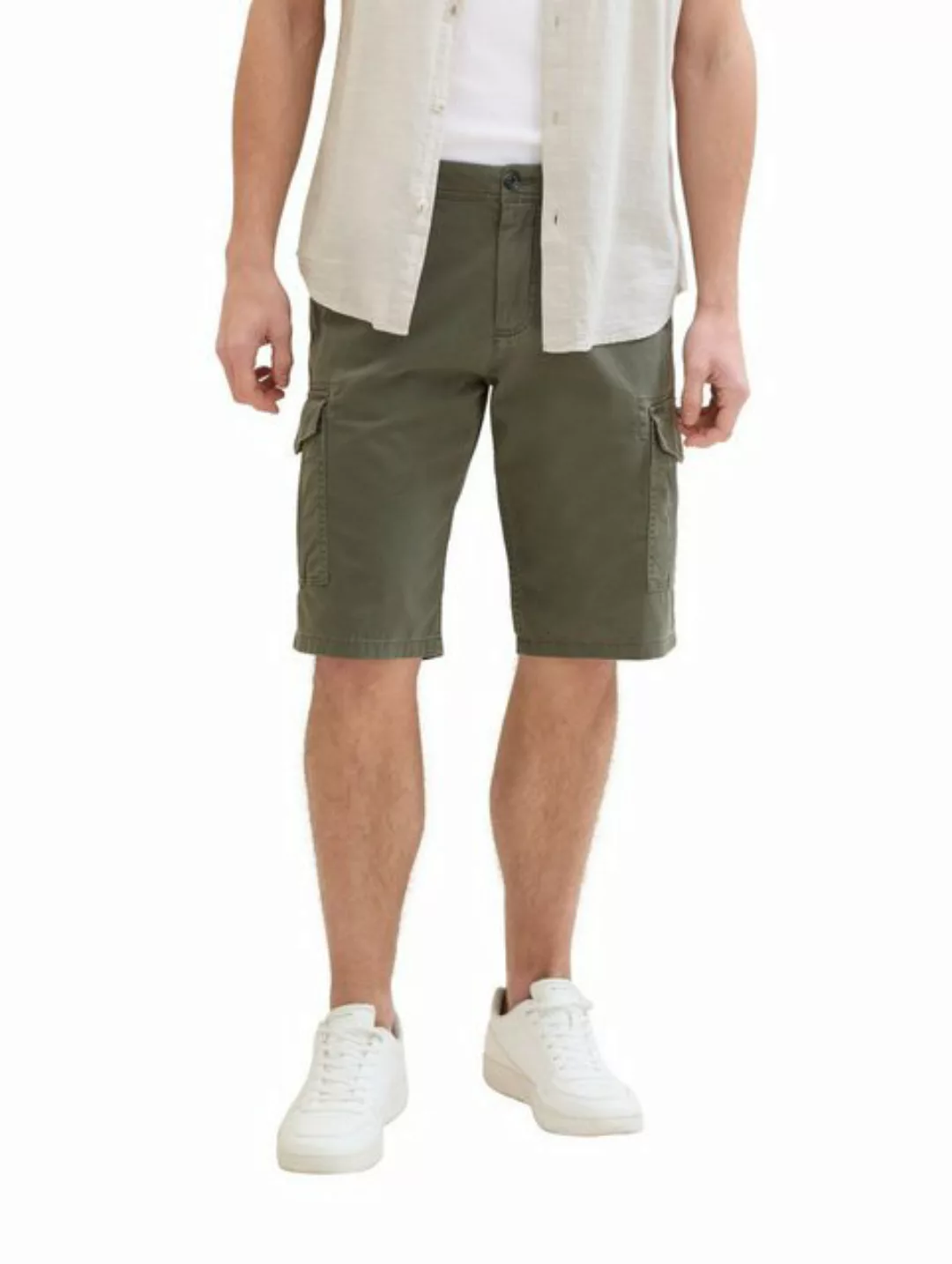 Tom Tailor Herren Cargo Short REGULAR PRINTED CARGO SHORTS - Mid Waist Regu günstig online kaufen