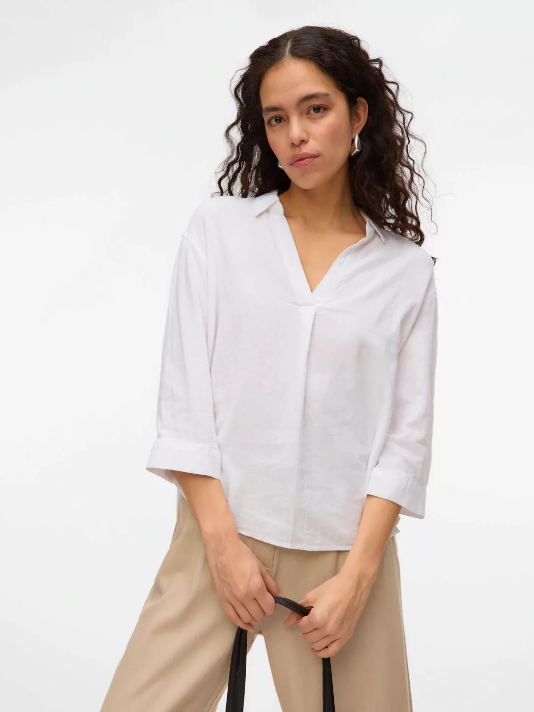 Vero Moda Shirtbluse "VMLINN 3/4 TOP WVN GA NOOS" günstig online kaufen