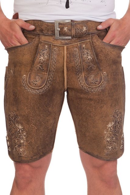 MarJo Trachtenlederhose Lederhose Herren kurz - KLAUS - ernte günstig online kaufen